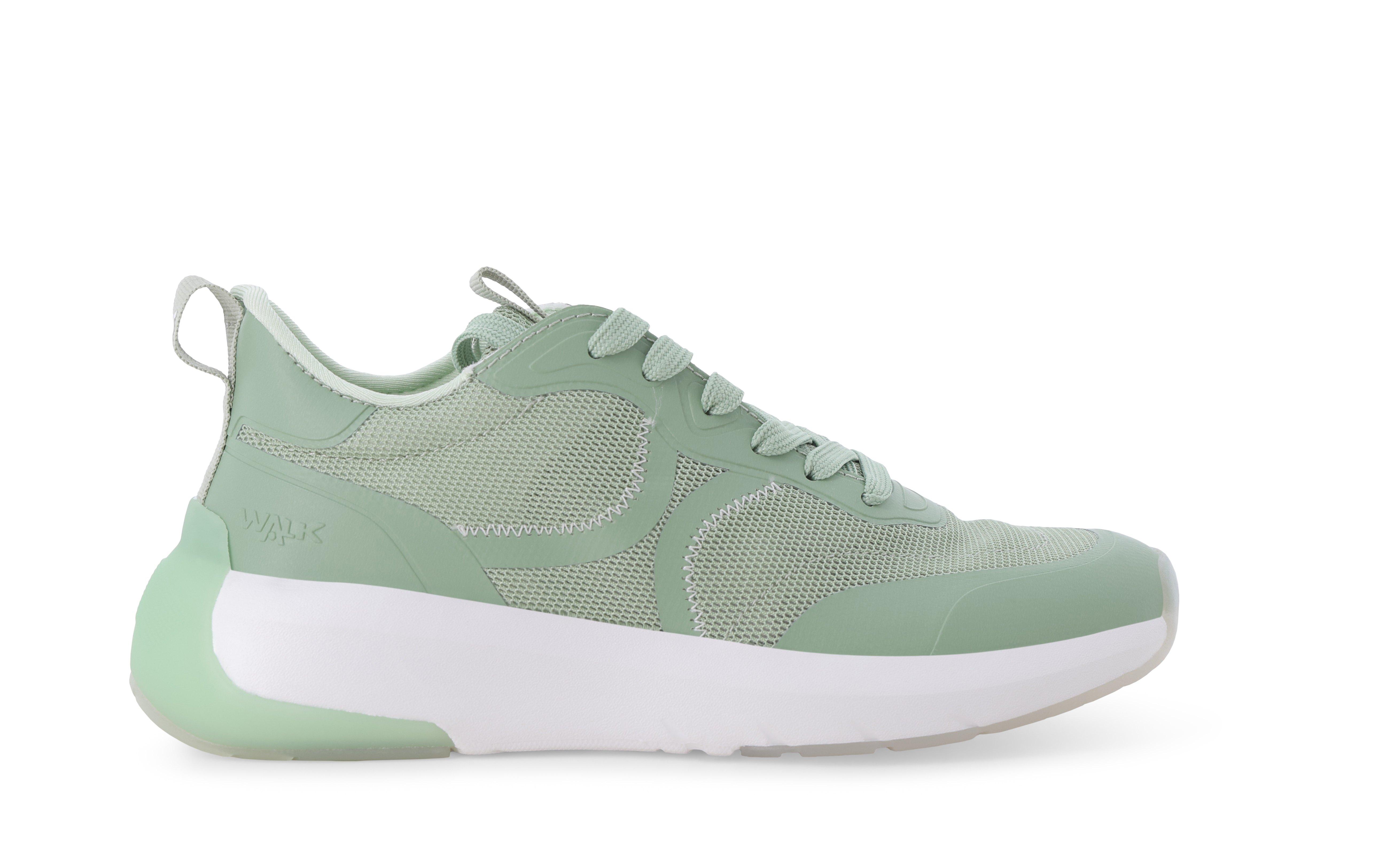 Sneakers in tessuto traforato verde 093406 40