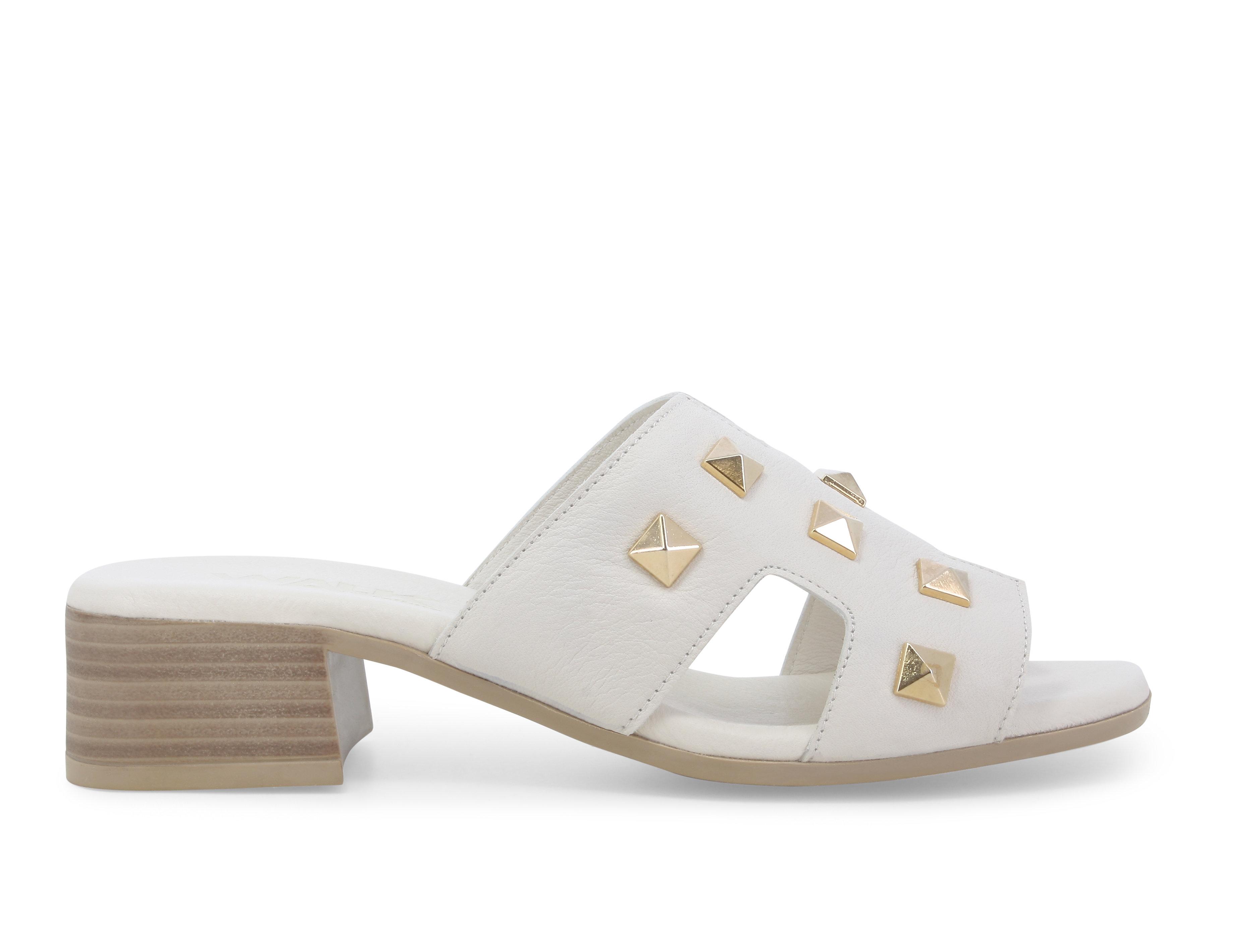Ciabatta donna in pelle crema k56018q