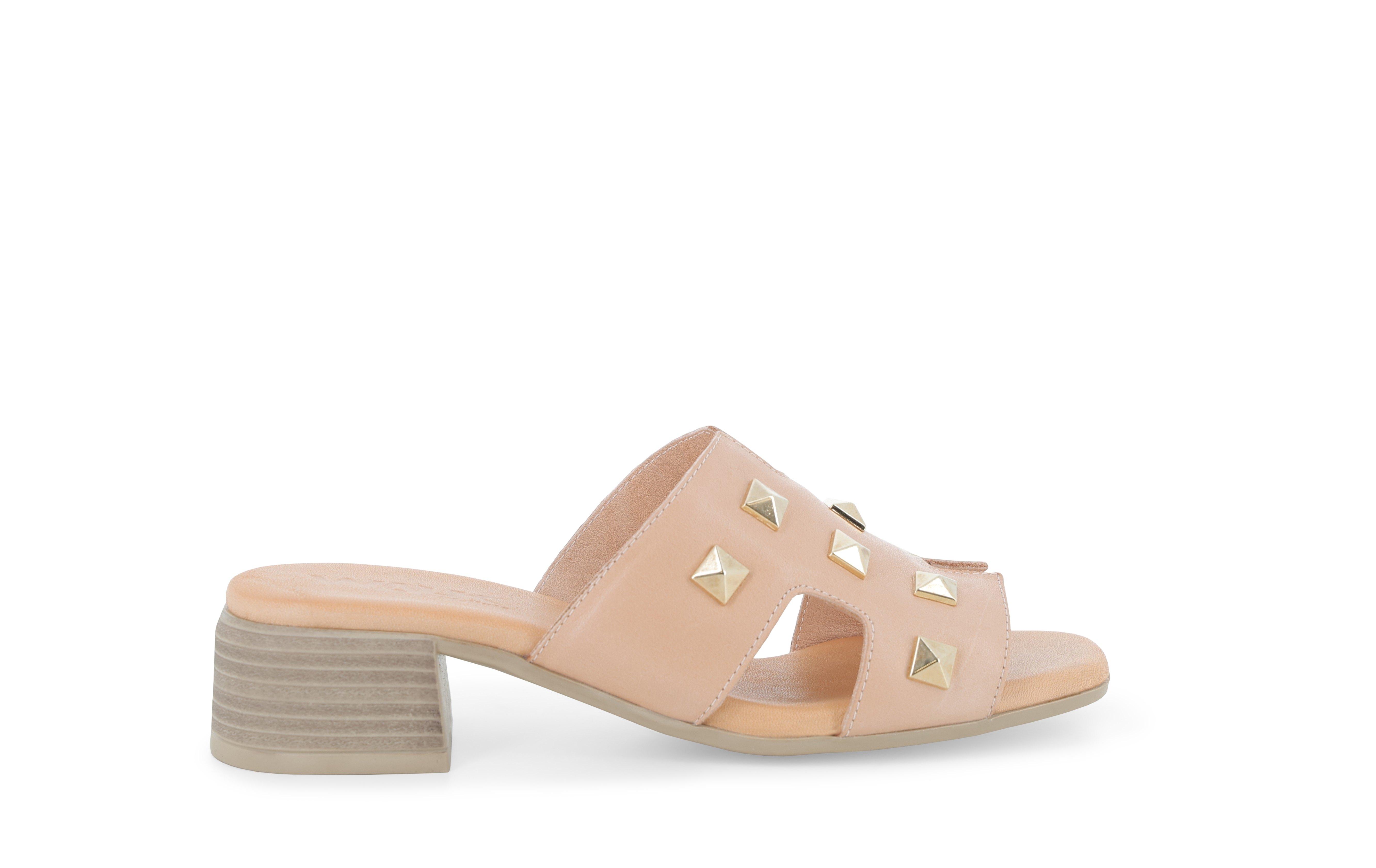 Ciabatta donna in pelle rosa salmone k56018q 39