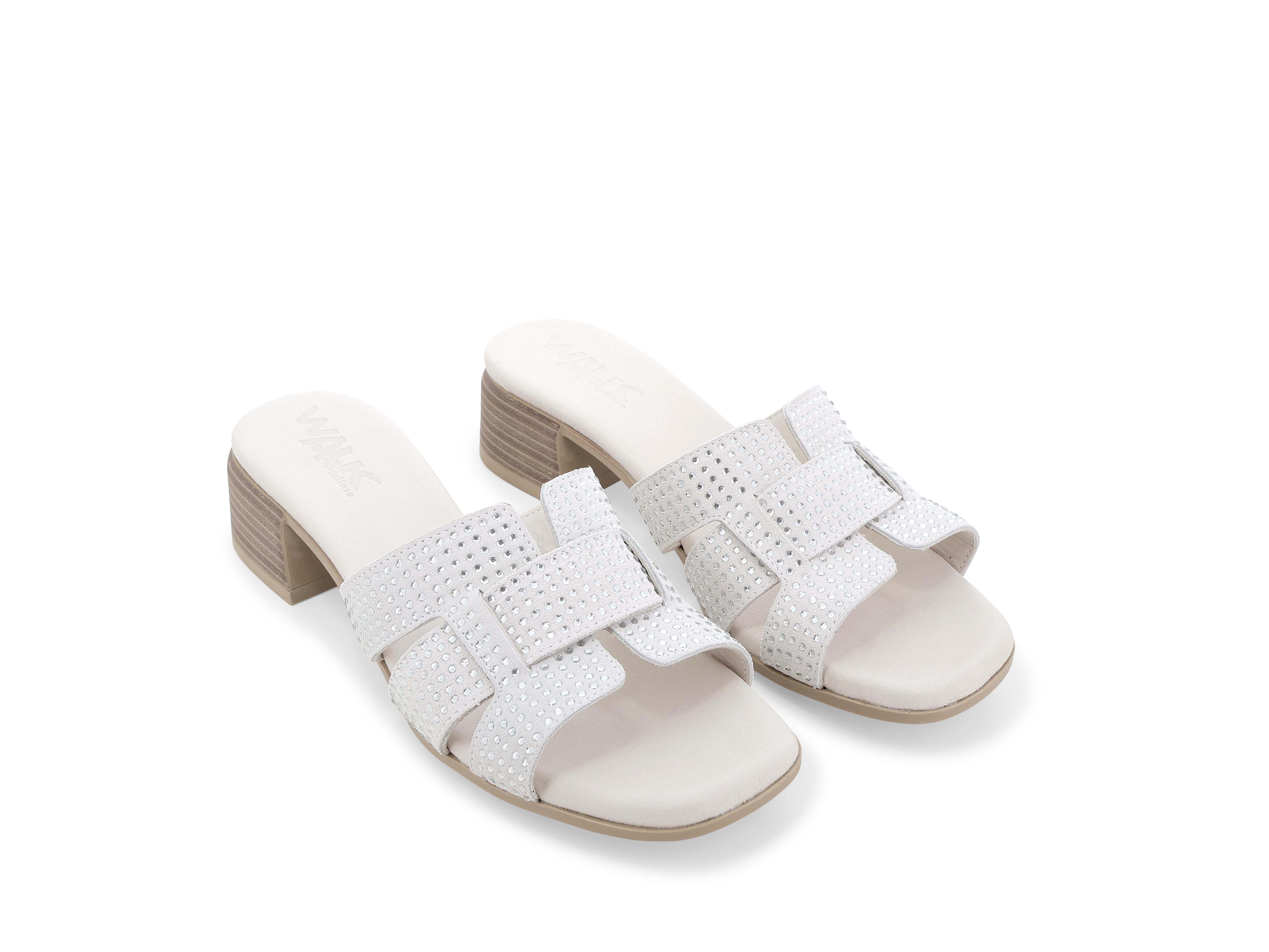 Ciabatta donna in camoscio crema k56075q 40