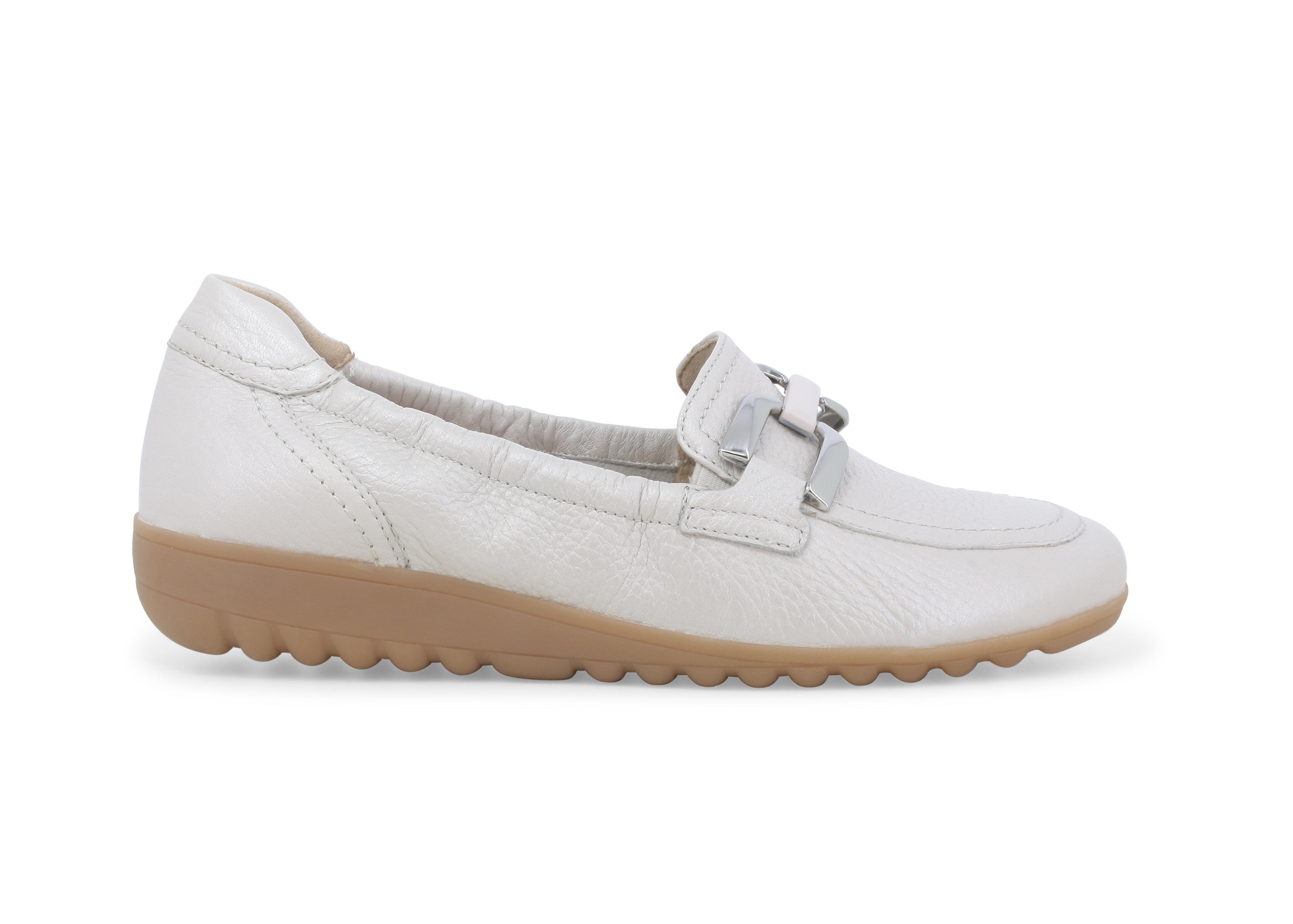 Mocassino comfort in pelle chiara con fibbia k60109bk 41