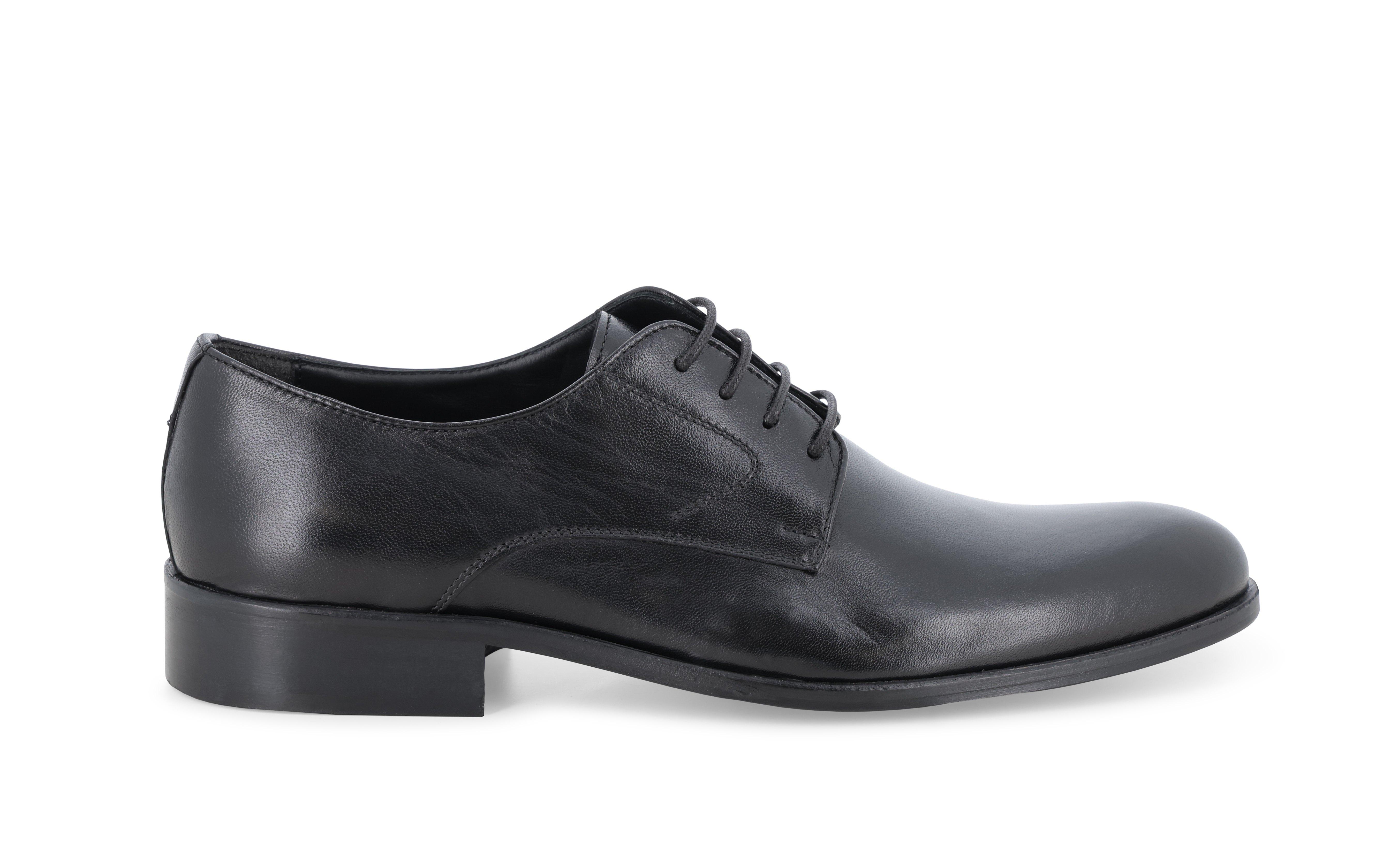 Scarpa stringata classica uomo in pelle nero u0721q 44