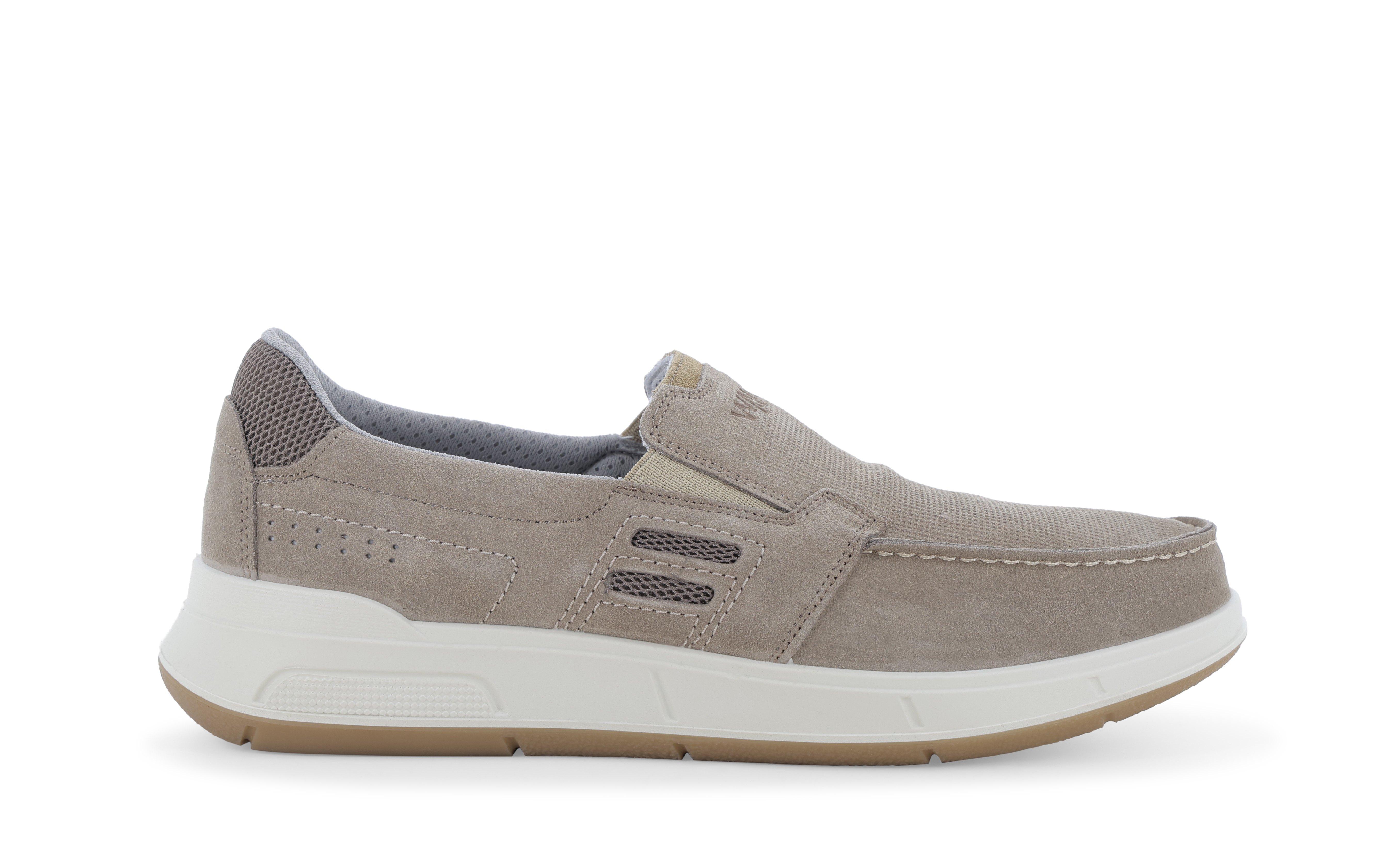 Scarpa slip-on uomo beige taope con suola sportiva u15538q 46