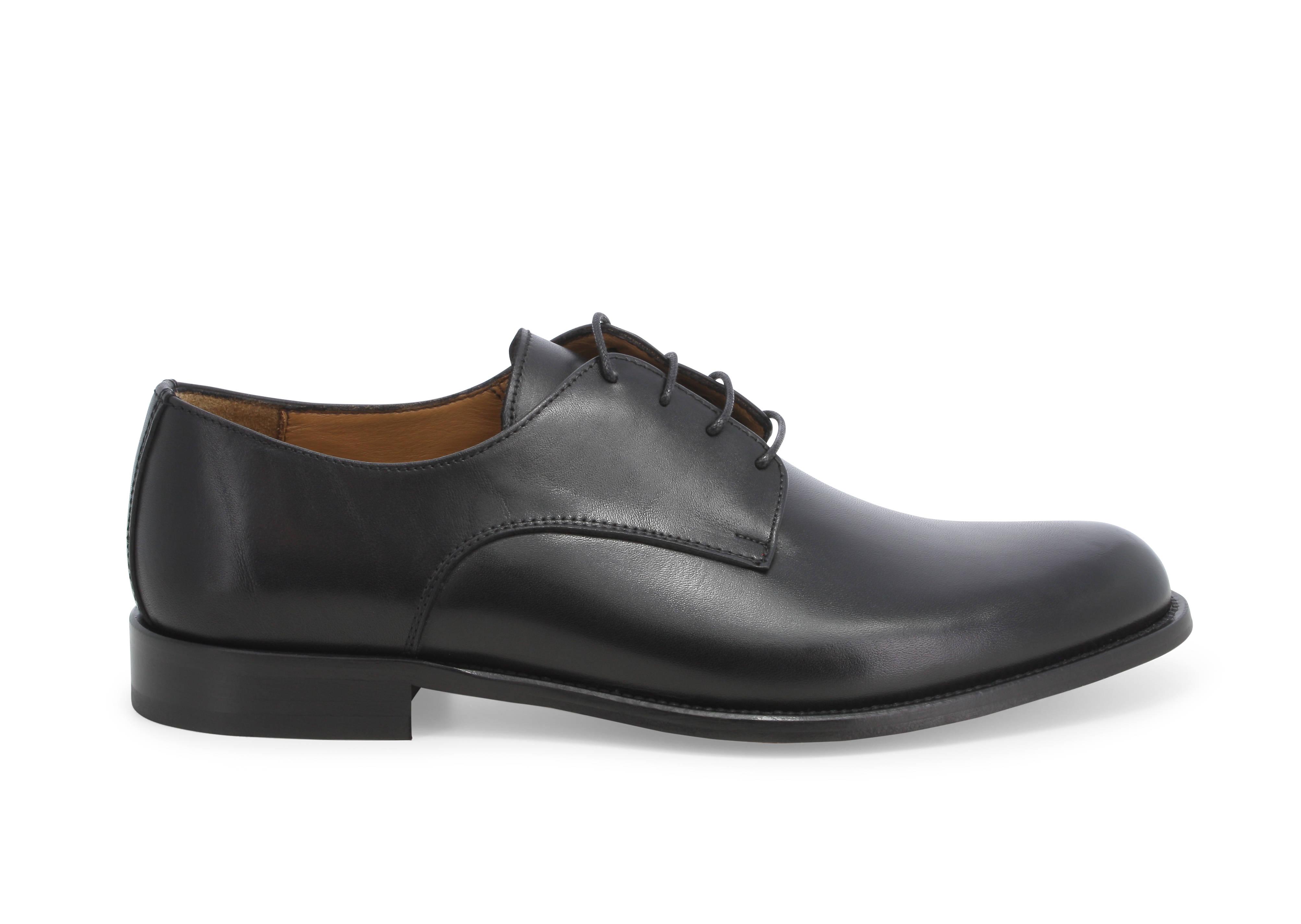 Scarpa uomo stringata francesina in pelle nero u90601q 47
