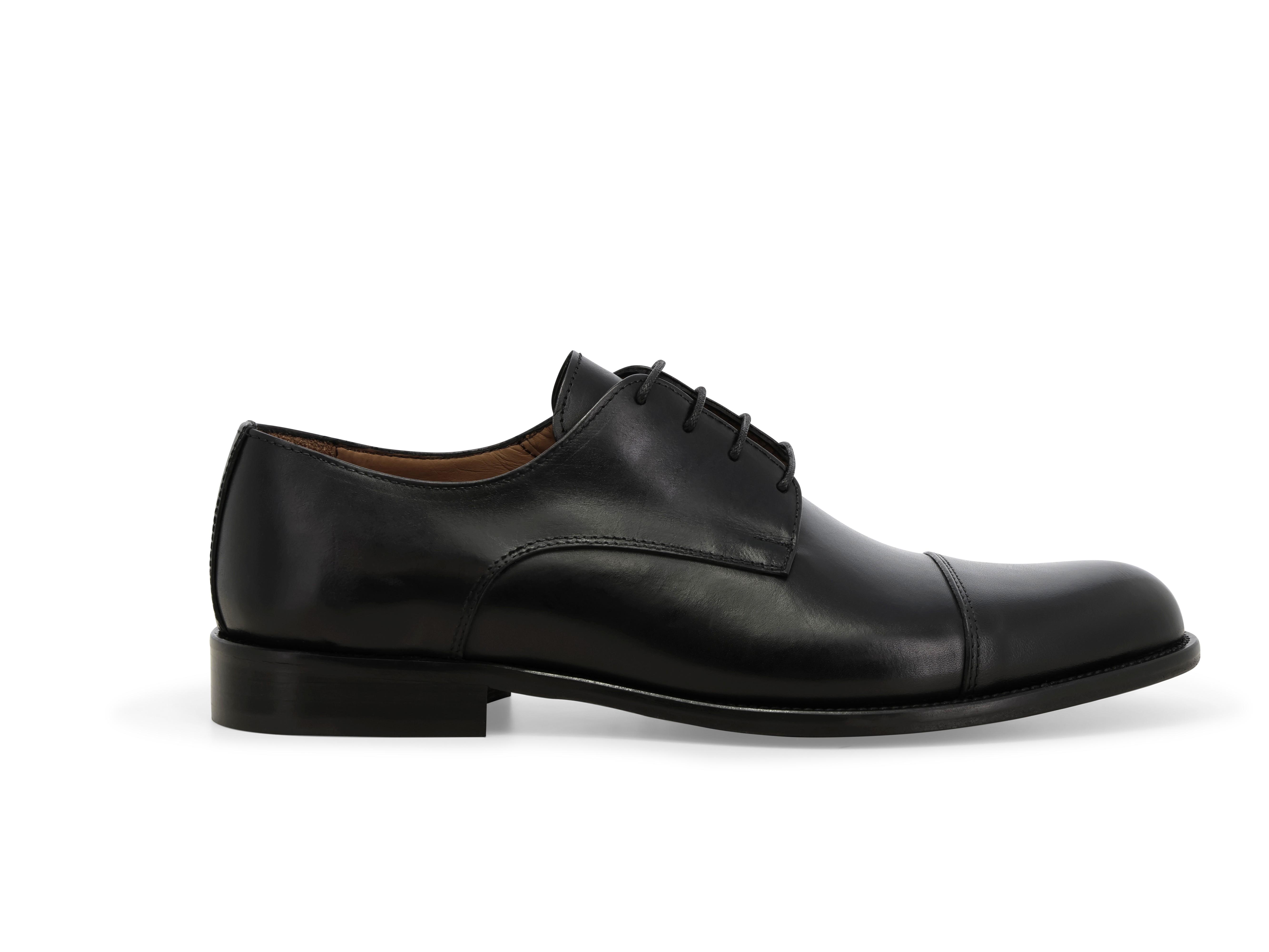 Scarpa uomo stringata francesina in pelle nero u90602q 40