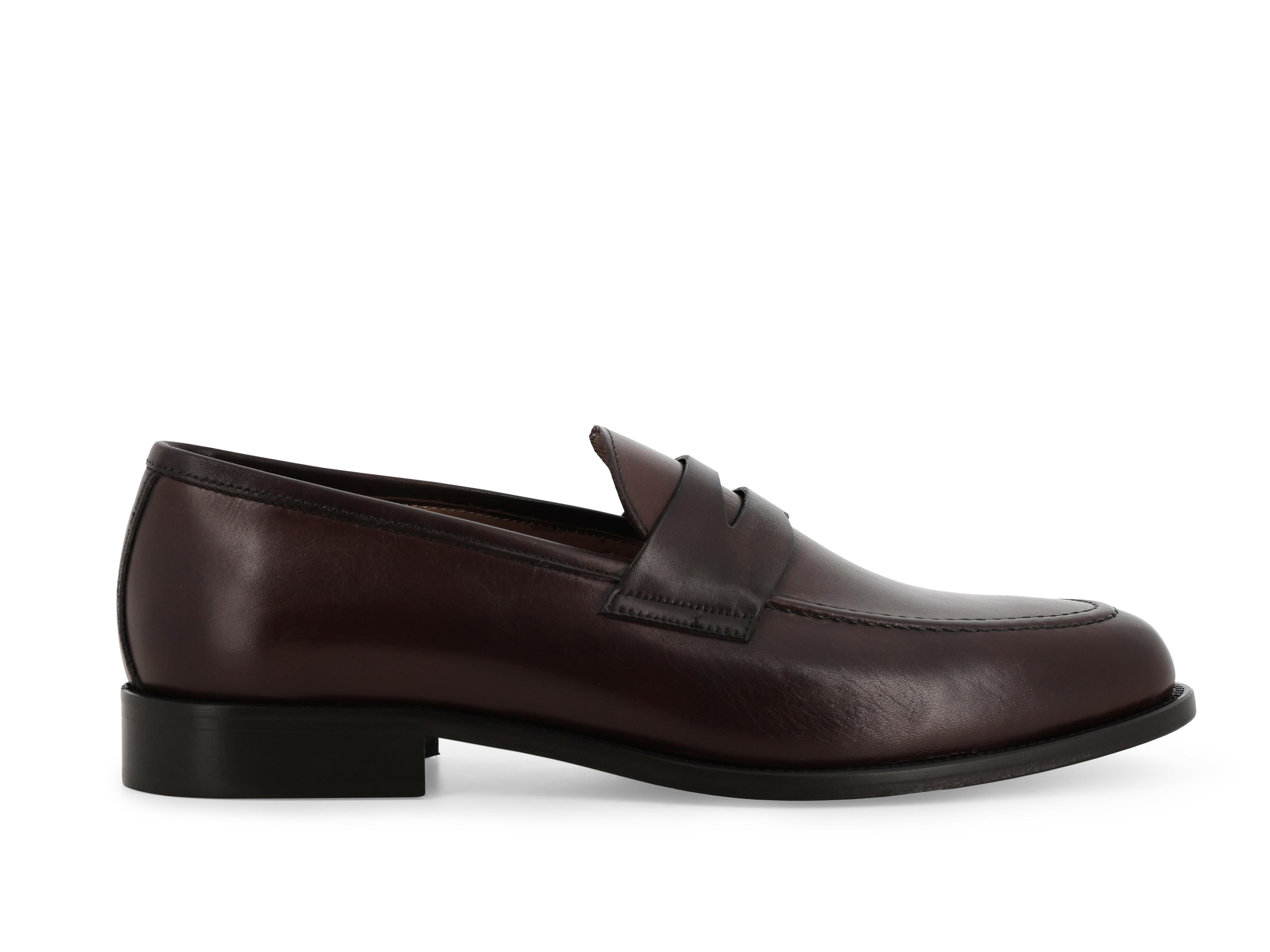 Mocassino classico uomo in pelle marrone u90608q 40