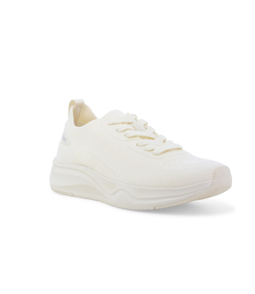 Sneaker traspirante melluso walk bianca e argento 093400bk