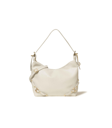 Borsa con tracolla in pelle ghiaccio bor558