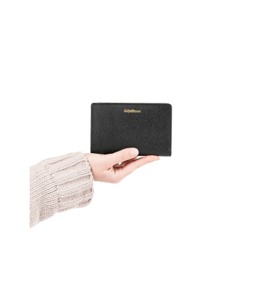 Portafogli donna in pelle nero cp210