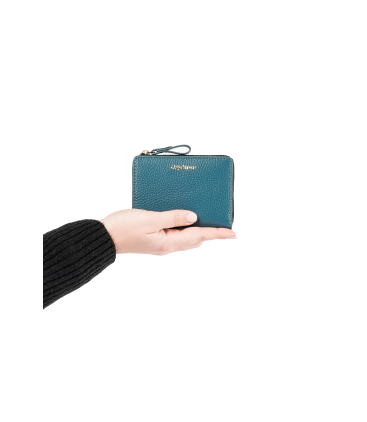 Portafogli donna verde petrolio cp218