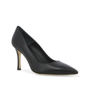 Décolleté donna in pelle nero d189q