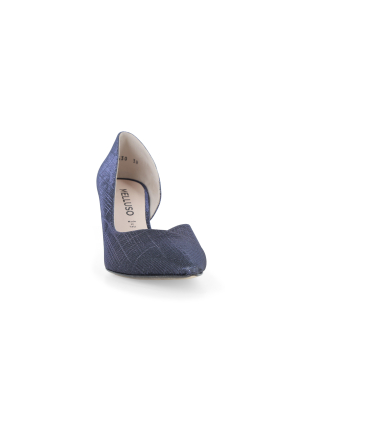 D&eacute;collet&eacute; donna aperto ai lati in tessuto galassia blu notte e1630q