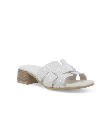 Ciabatta donna in camoscio crema k56075q