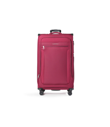 Trolley grande in tessuto rosso
