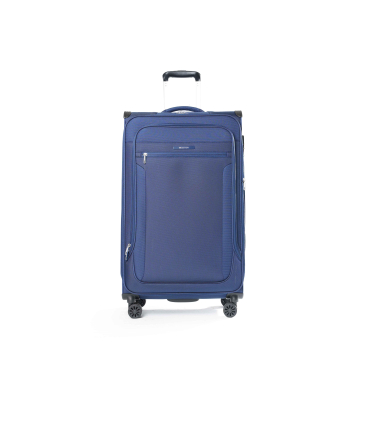Trolley grande in tessuto blu navy