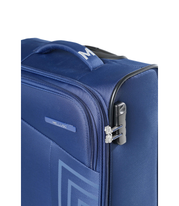 Trolley piccolo bagaglio a mano blu navy