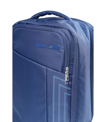 Zaino da viaggio in tessuto blu navy