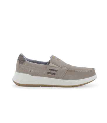 Scarpa slip-on uomo beige taope con suola sportiva u15538q