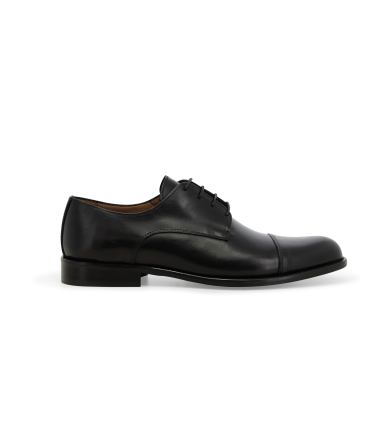Scarpa uomo stringata francesina in pelle nero u90602q