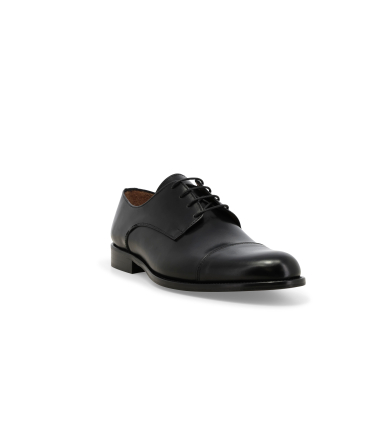 Scarpa uomo stringata francesina in pelle nero u90602q