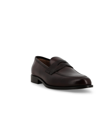 Mocassino classico uomo in pelle marrone u90608q