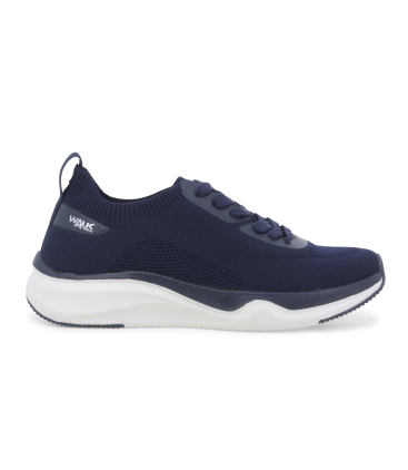 Scarpa sportiva melluso walk in tessuto tecnico blu 093400bk