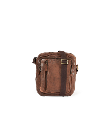 Umhaengetasche Herren aus Leder Braun cp316