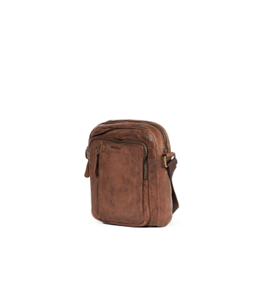 Umhaengetasche Herren aus Leder Braun cp316