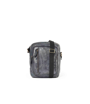 Umhaengetasche Herren aus Leder Marineblau cp316