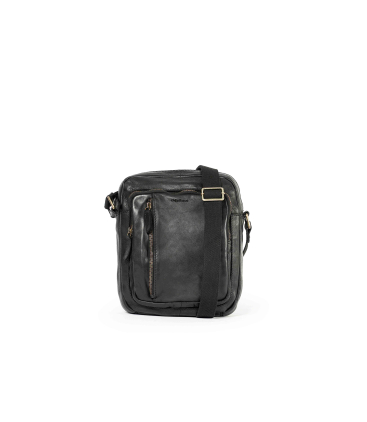 Umhaengetasche Herren aus Leder Schwarz cp316