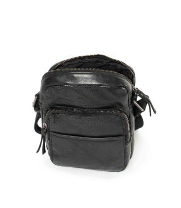 Umhaengetasche Herren aus Leder Schwarz cp317