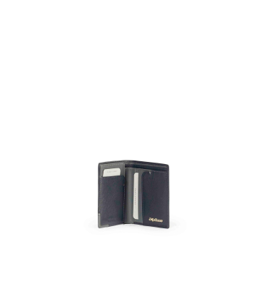 Portafogli uomo in pelle blu navy cp612