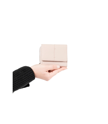Geldboerse Damen aus Leder Beige cp712