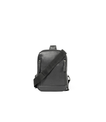 Umhaengetasche Herren aus Leder Schwarz cp810