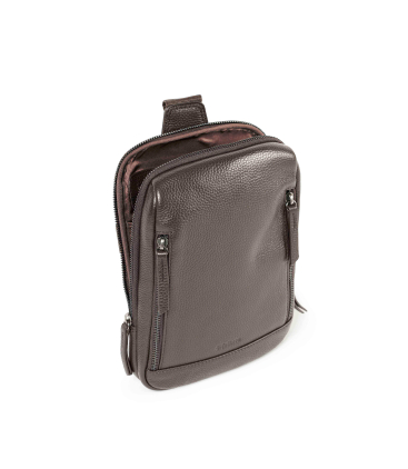 Umhaengetasche Herren aus Leder Braun cp810