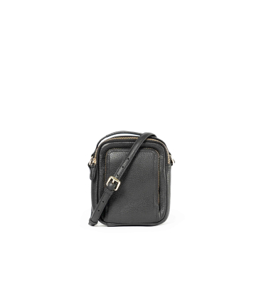 Umhaengetasche Herren aus Leder Schwarz cp811