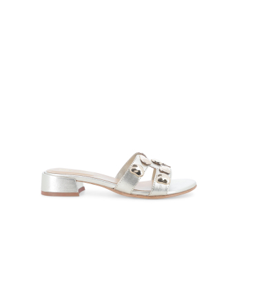 Ciabatta gioiello in similpelle oro k58038