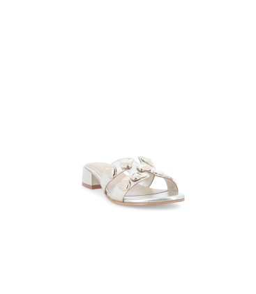 Ciabatta gioiello in similpelle oro k58038