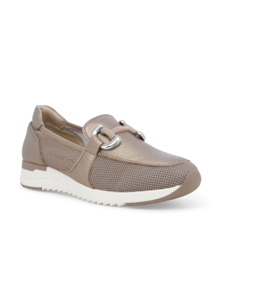 Mokassin sportlich Slip-on aus Leder metallic Bronze k60102bk
