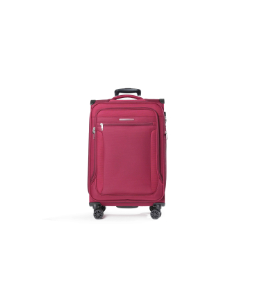 Trolley mittel aus Textil Rot