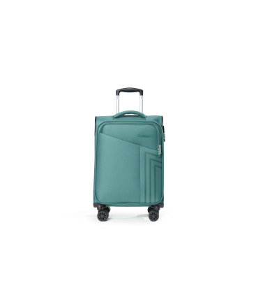 Trolley klein Gepaeck mit Hand Gruen