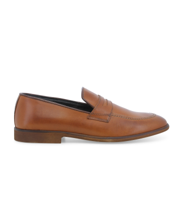 Mocassino uomo in pelle cuoio u0742z