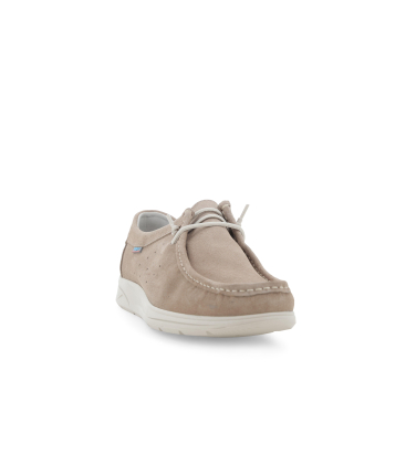 Sneaker slip-on ingegnere in camoscio beige u18032q