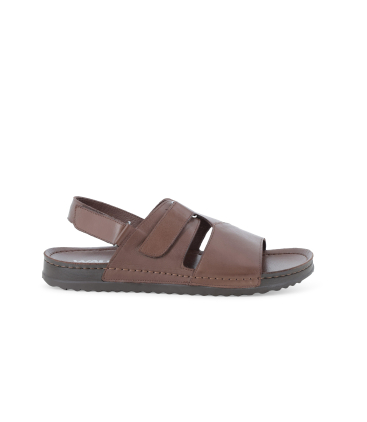 Sandale Herren aus Leder Braun u75148