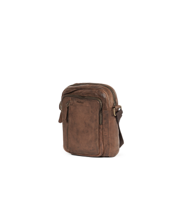 Umhaengetasche Herren aus Leder Braun cp316
