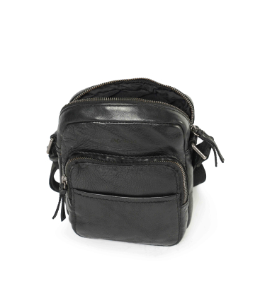 Umhaengetasche Herren aus Leder Schwarz cp317