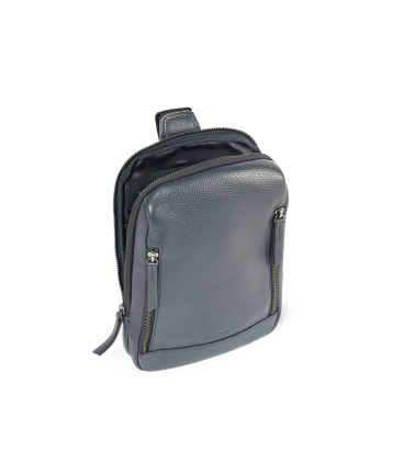 Umhaengetasche Herren aus Leder Marineblau cp810