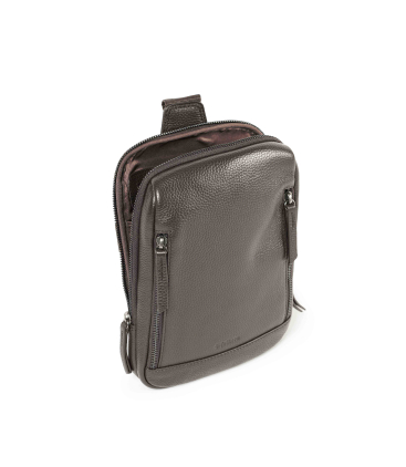 Umhaengetasche Herren aus Leder Braun cp810