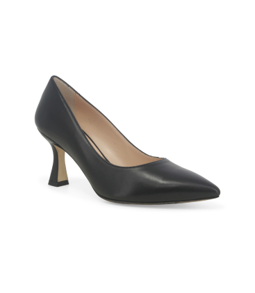 Décolleté donna in pelle nero d160q