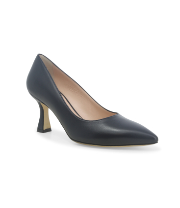 Décolleté donna in pelle blu abyss d160q